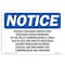 Signmission OSHA, Double Hearing Protection Required When, 14in X 10in Rigid Plastic, 14" W, 10" H, Landscape OS-NS-P-1014-L-11536 - alternate 1